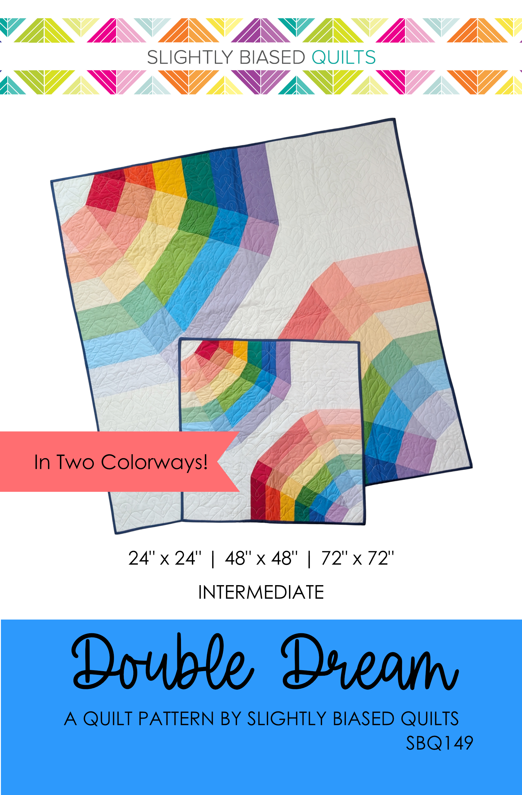 Double Dream PAPER Quilt Pattern