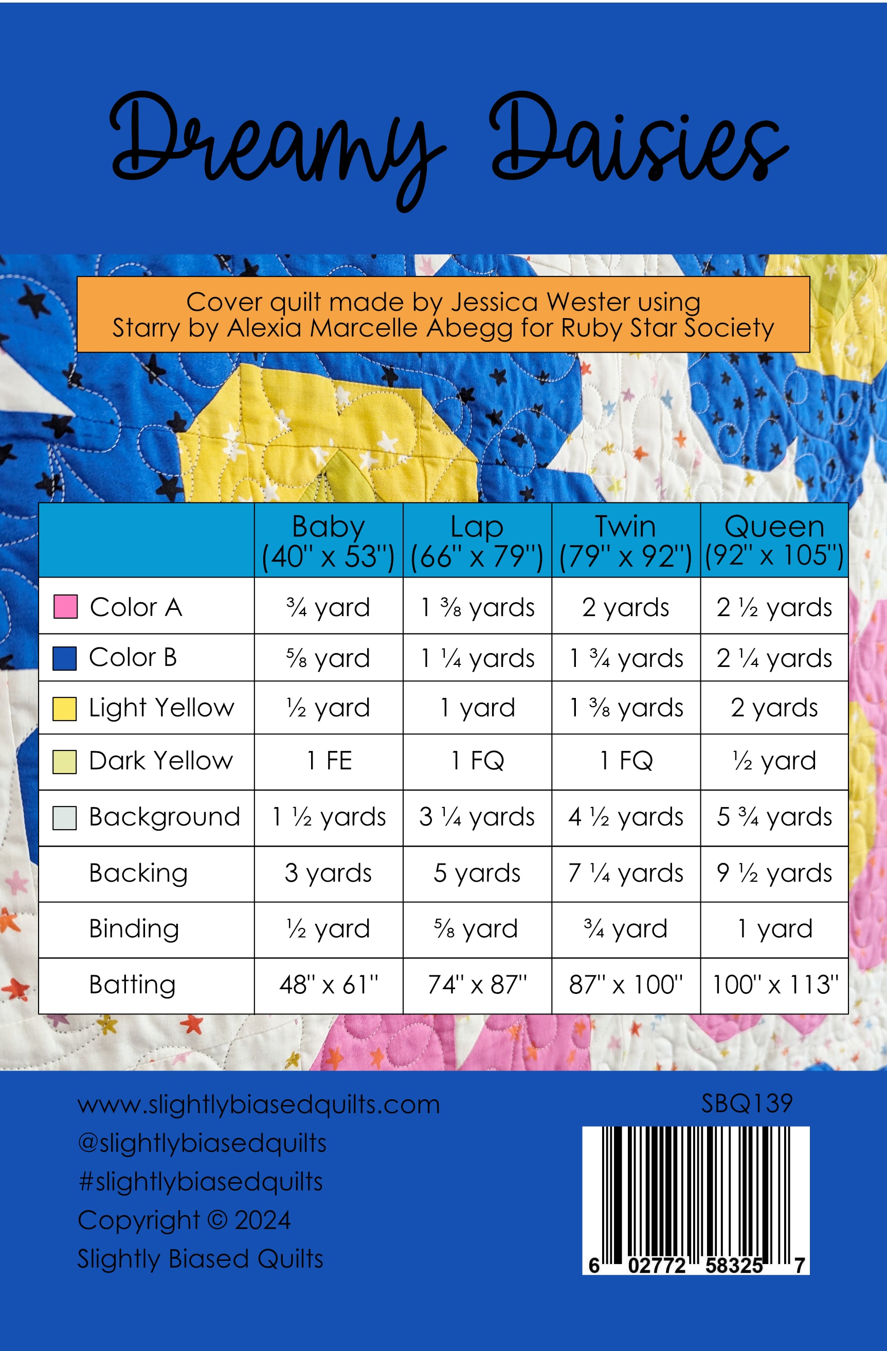 Dreamy Daisies PDF Quilt Pattern - Automatic Download
