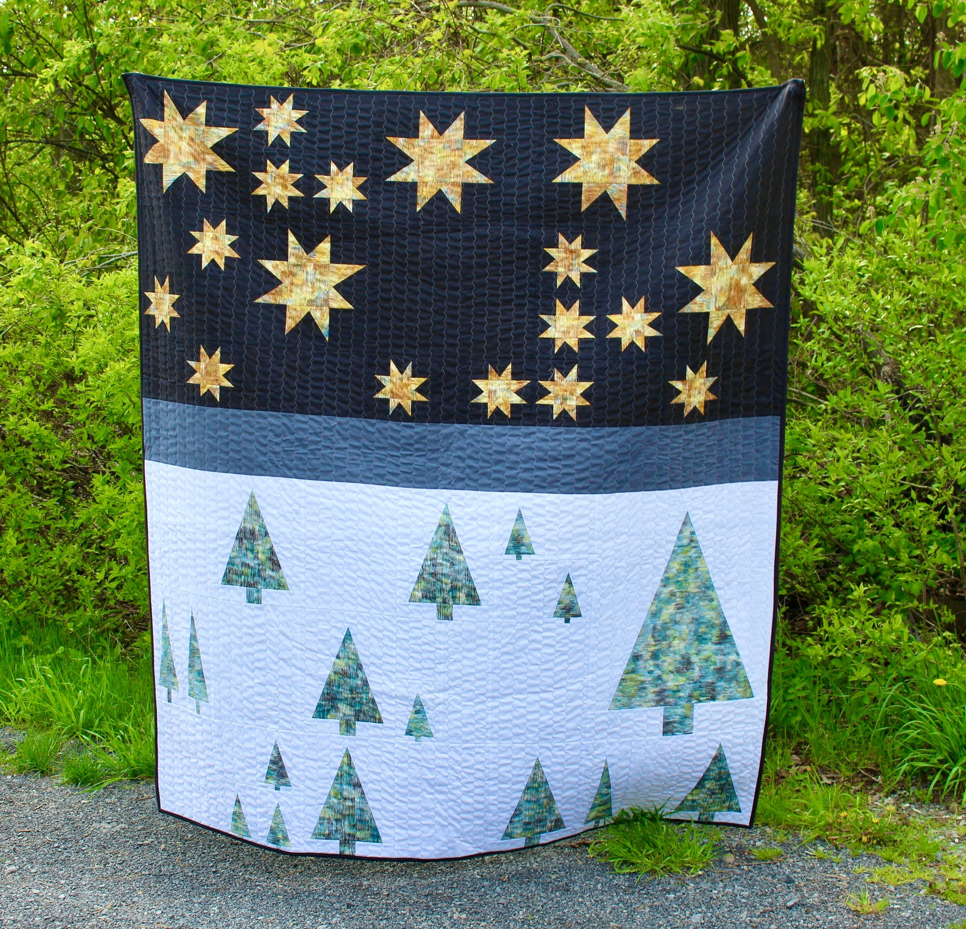 Starlit Night PAPER Quilt Pattern