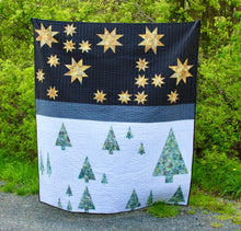 Load image into Gallery viewer, Starlit Night PAPER Quilt Pattern
