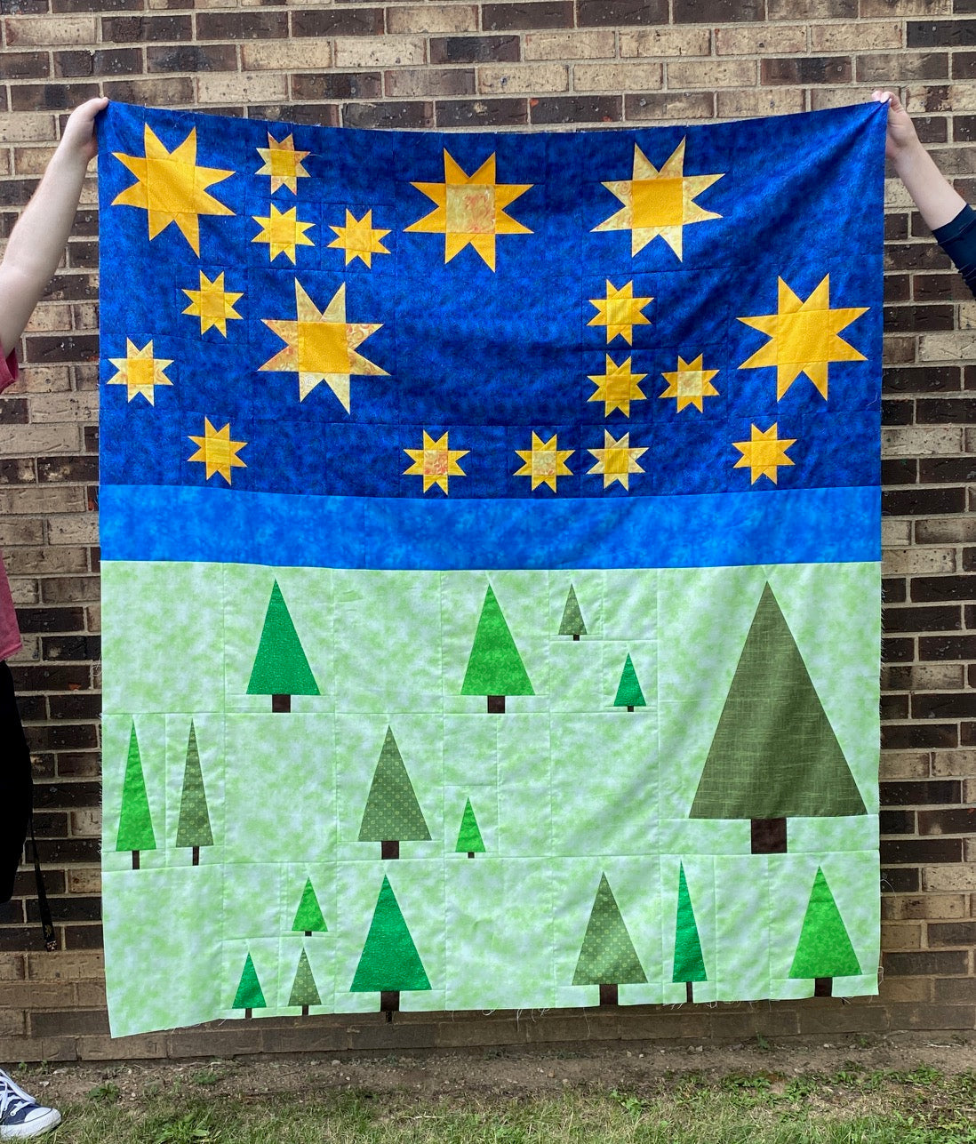 Starlit Night PAPER Quilt Pattern