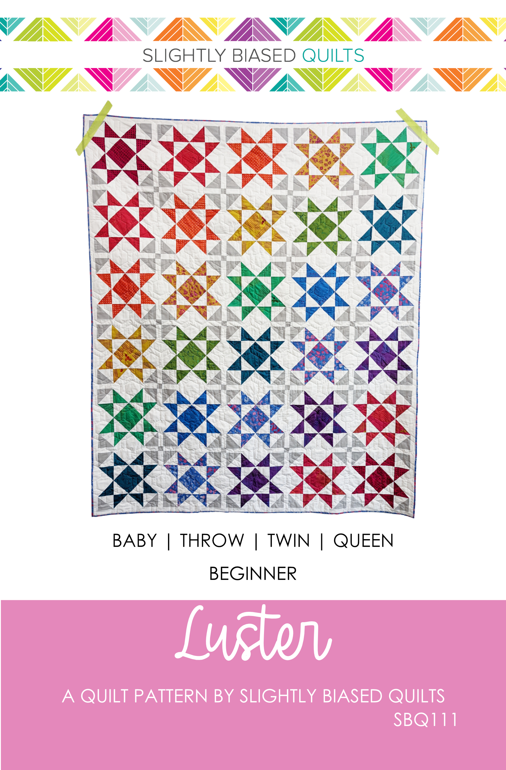 Luster PDF Quilt Pattern - Automatic Download