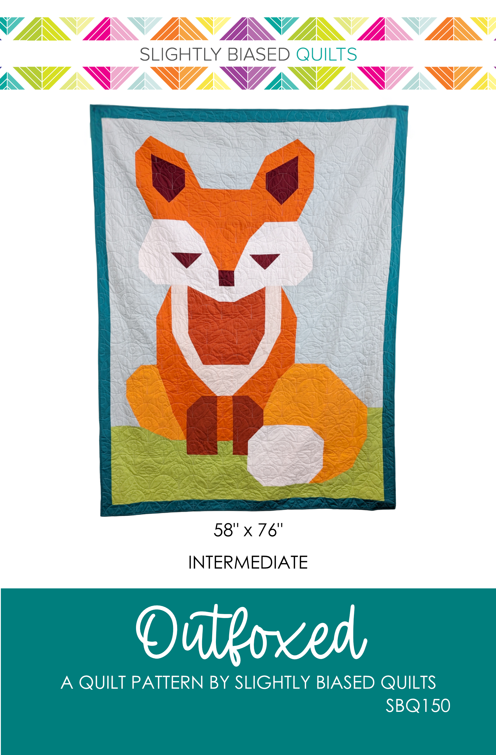 Outfoxed PDF Quilt Pattern - Automatic Download