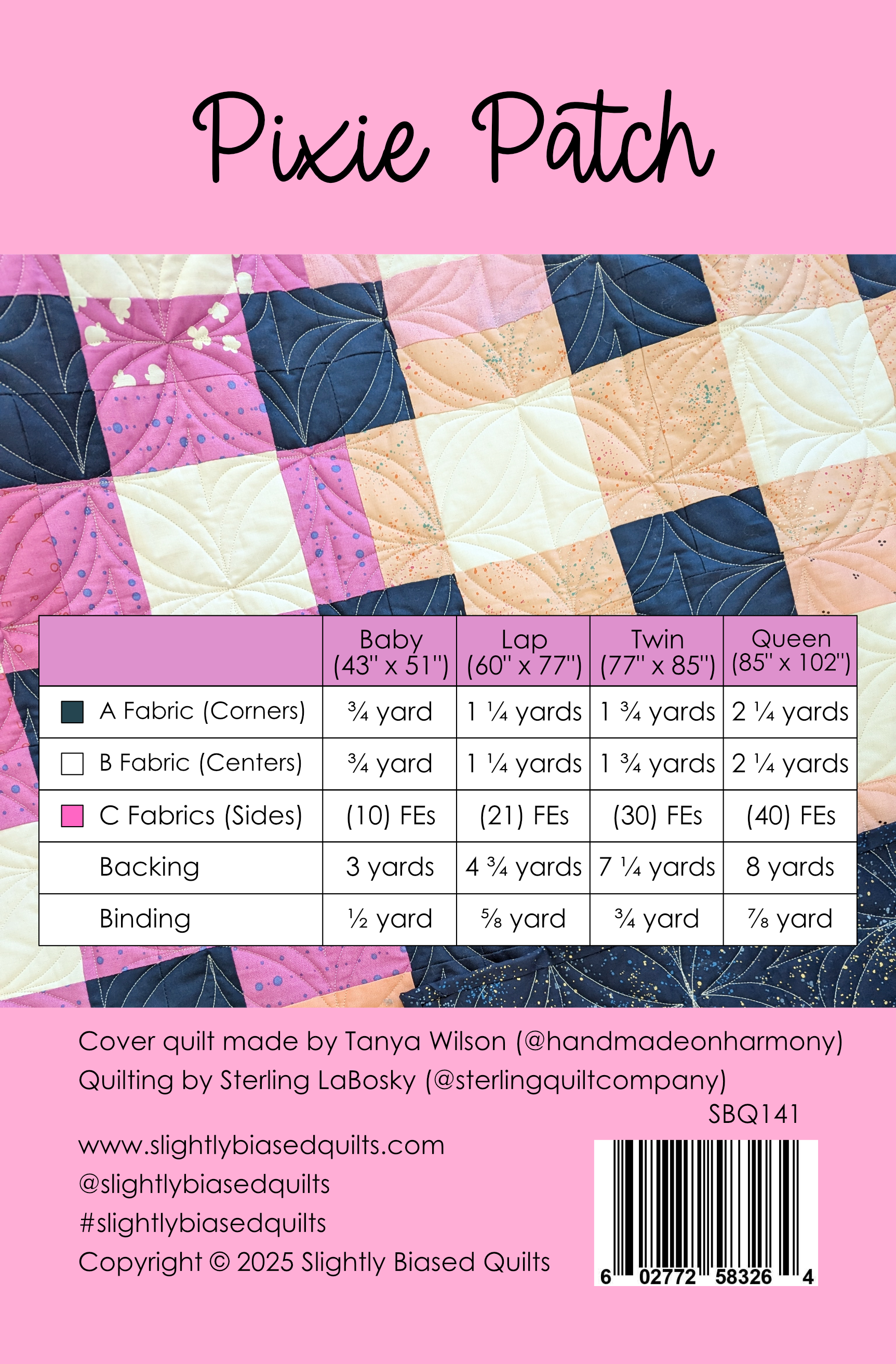 Pixie Patch PDF Quilt Pattern - Automatic Download
