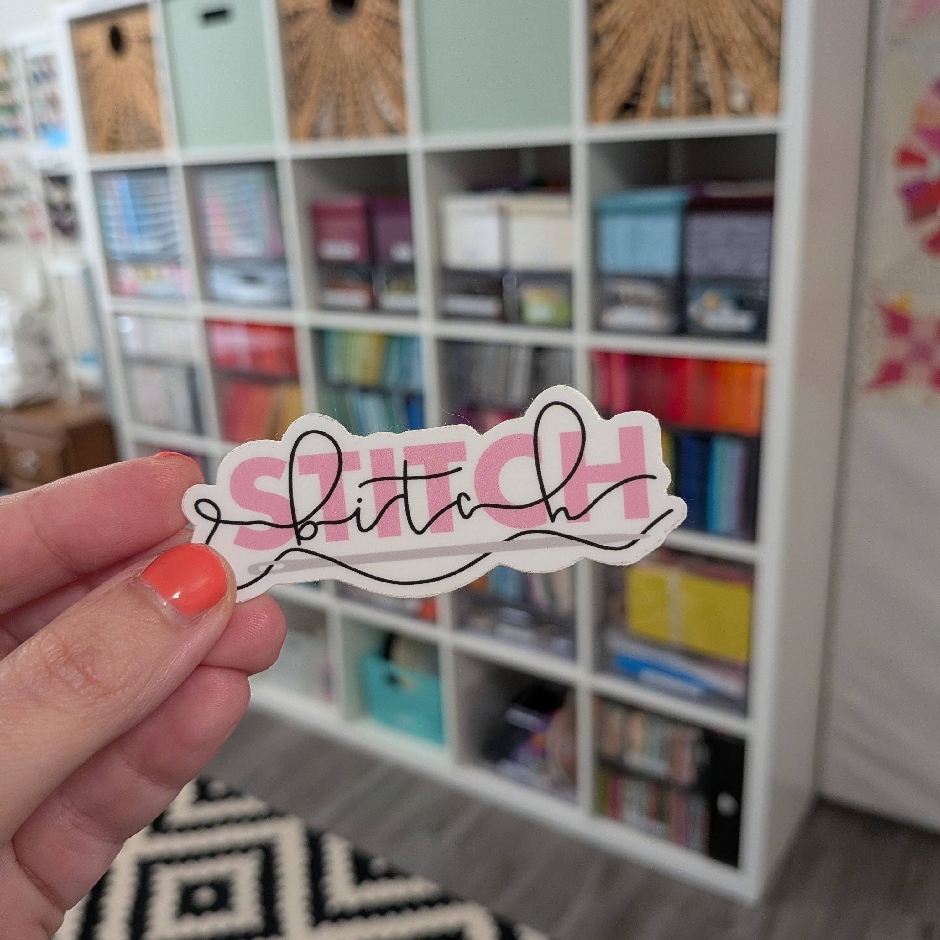 Stitch Bitch Sticker