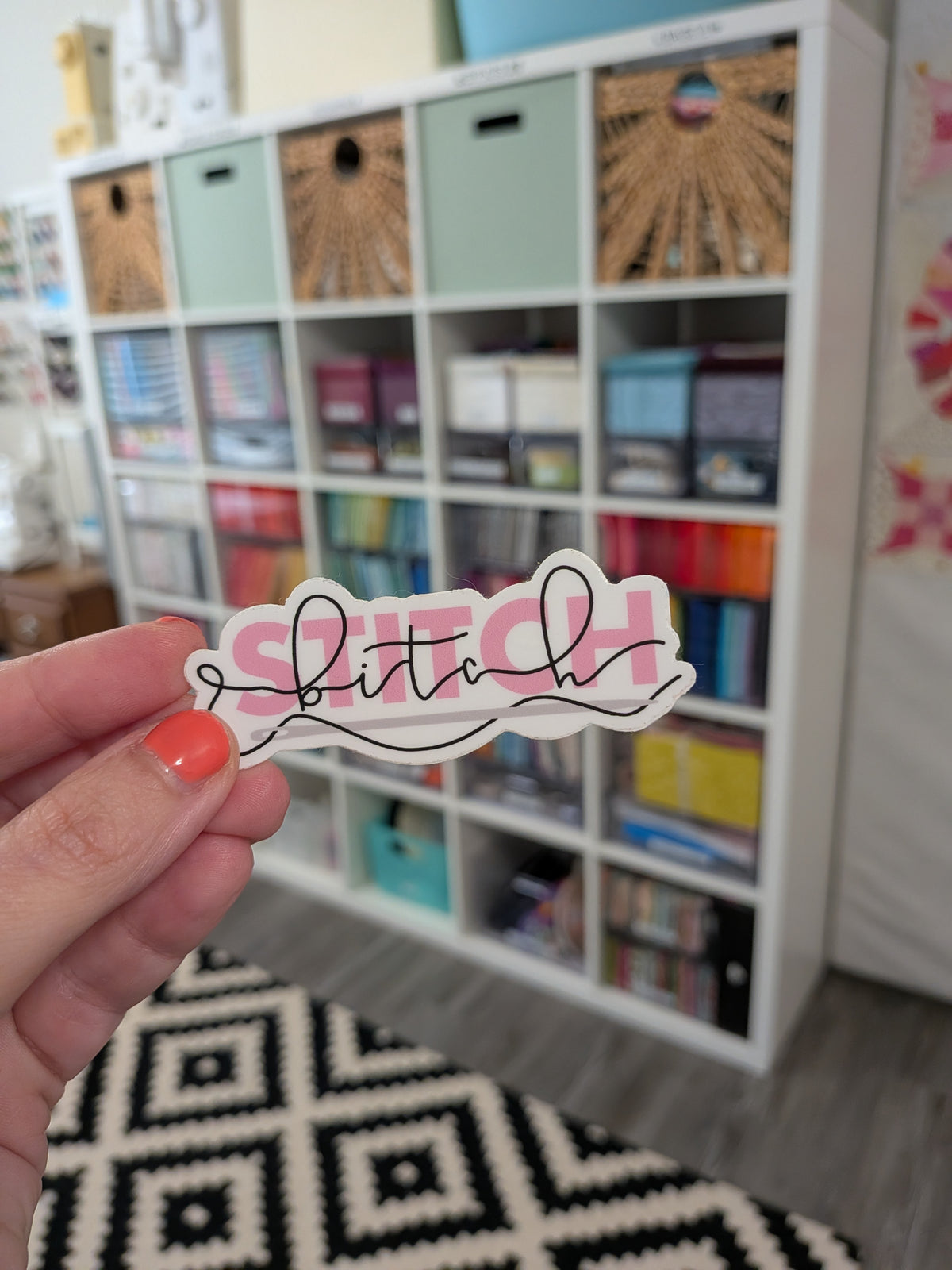 Stitch Bitch Sticker