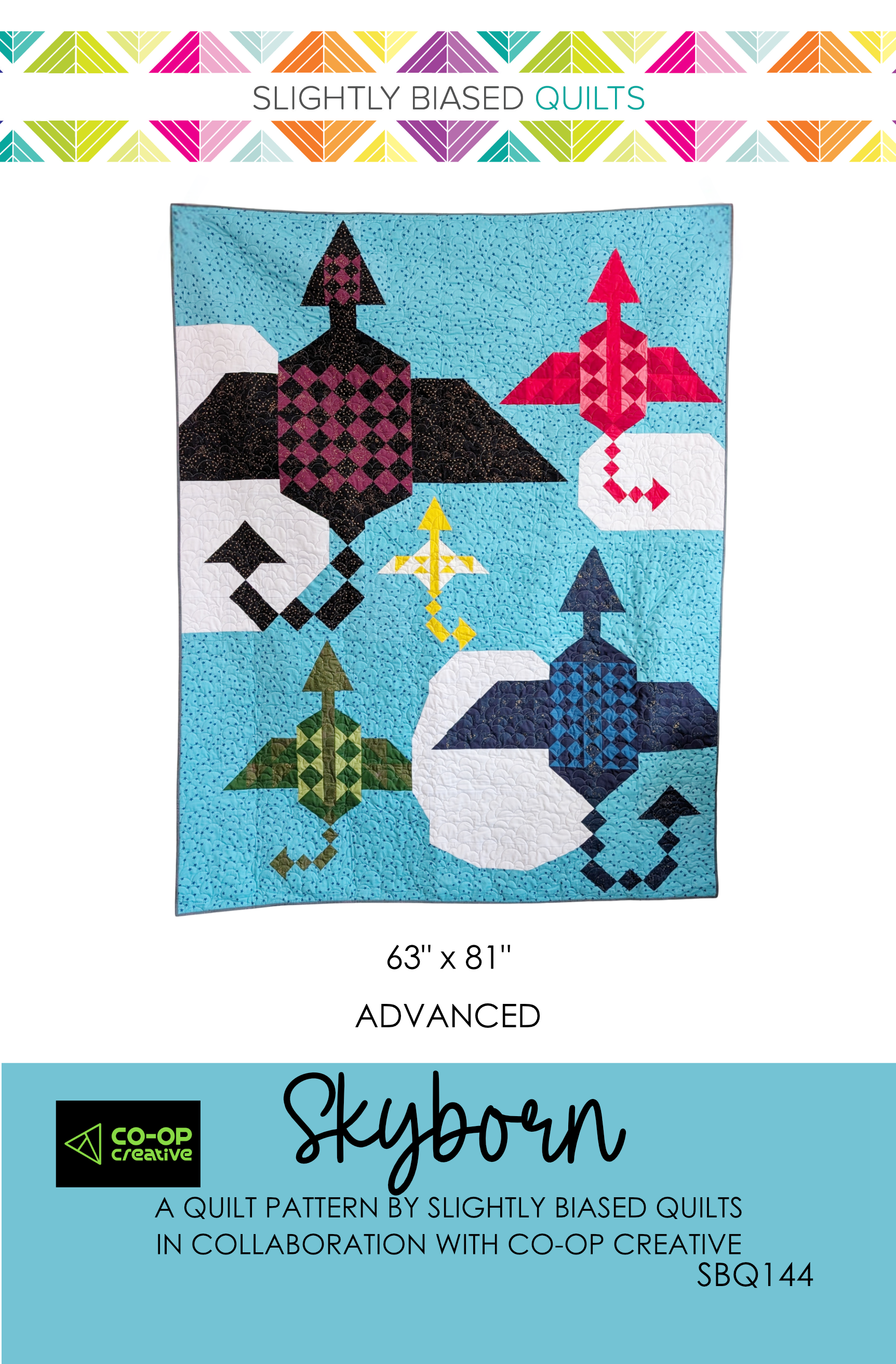 Skyborn PDF Quilt Pattern - Automatic Download