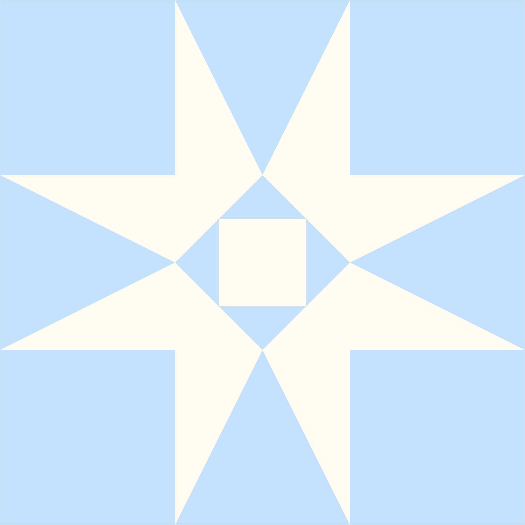 Snowflake Block PDF Quilt Pattern - Automatic Download