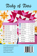 Load image into Gallery viewer, Study of Stars PAPER Quilt Pattern
