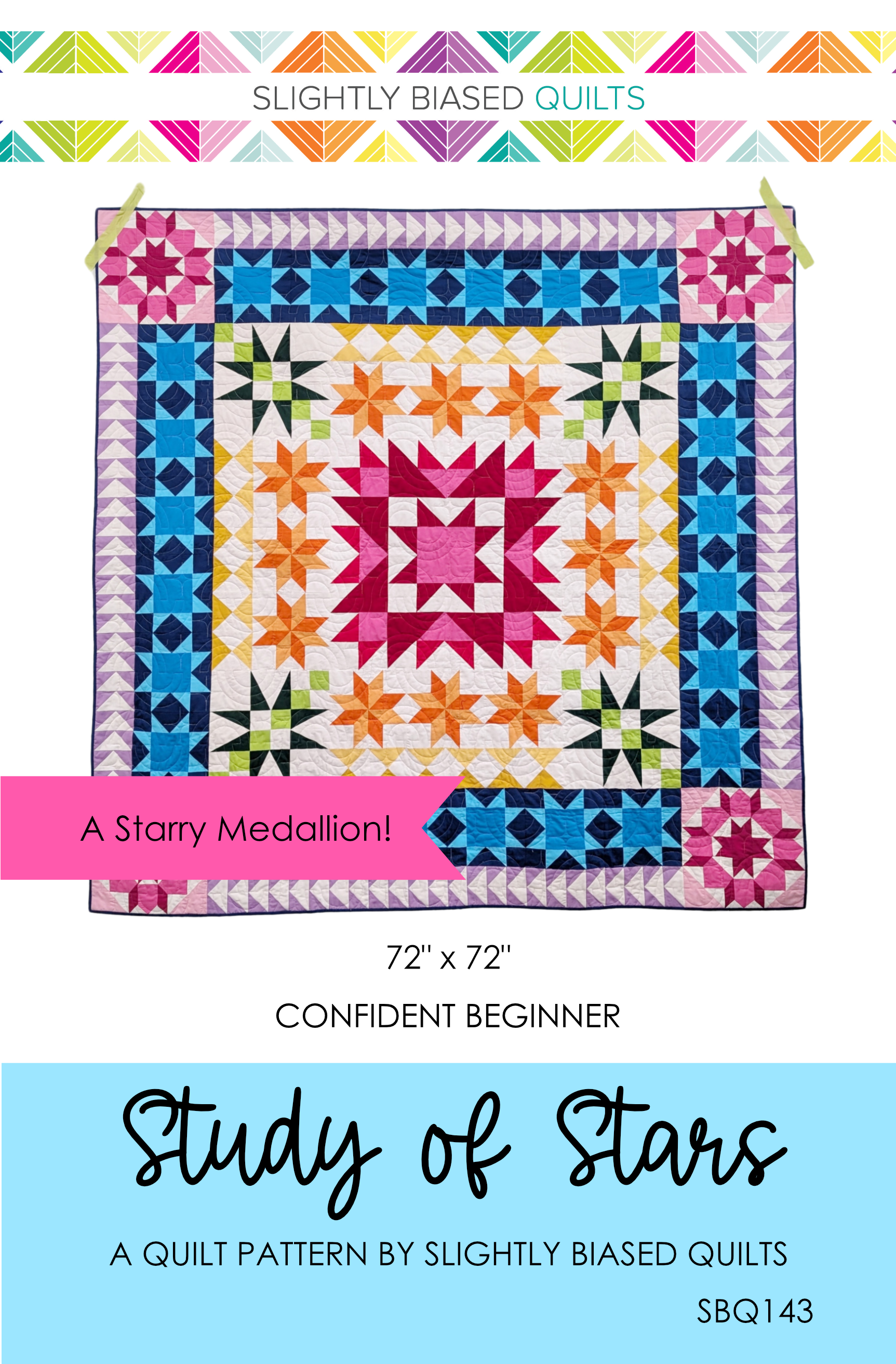 Study of Stars PDF Quilt Pattern - Automatic Download
