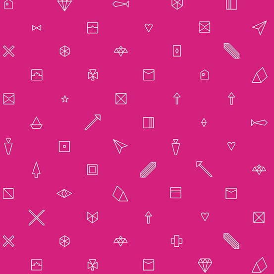 Trinkets in Passion - Hopscotch by Alison Glass, 1/2 Yard