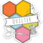 Quilter Sticker, Pack of 6