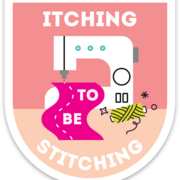 Itching to be Stitching Sticker, Pack of 6