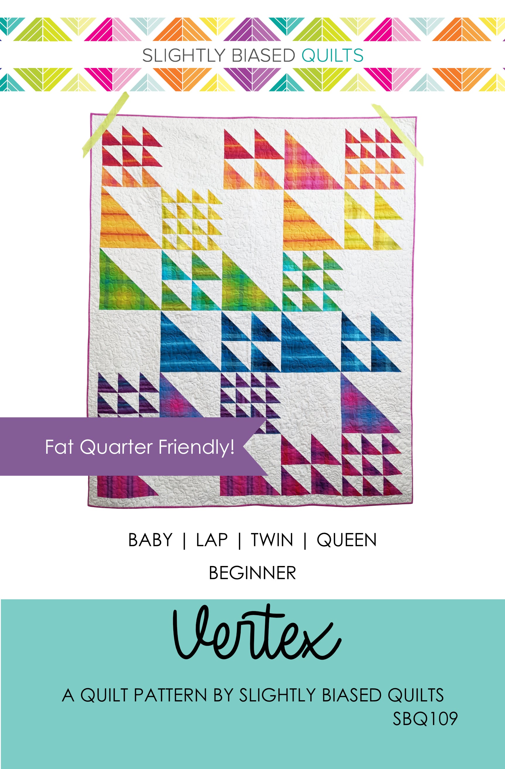Vertex PAPER Quilt Pattern (ONE SIZE)