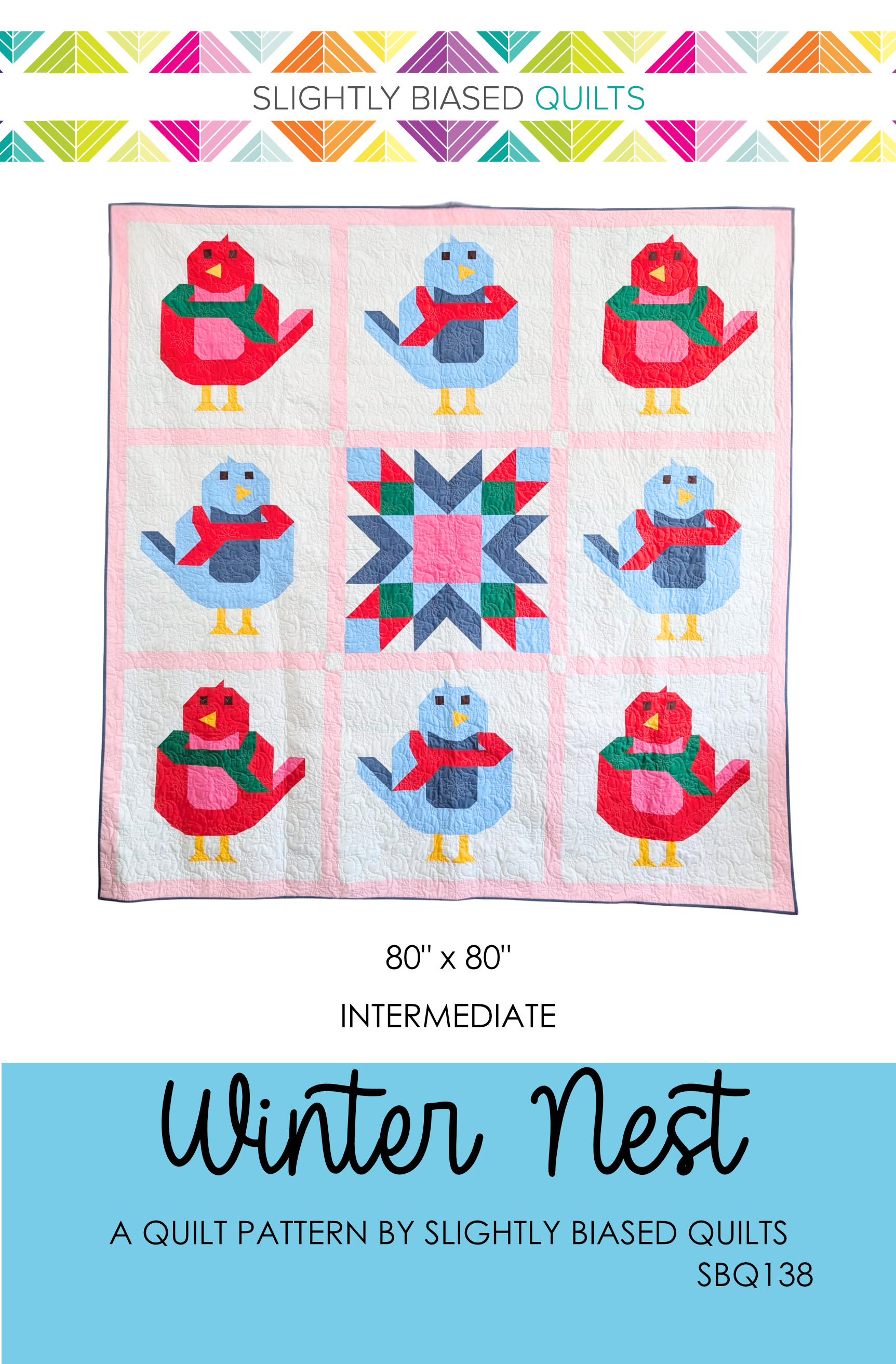 Winter Nest PAPER Quilt Pattern