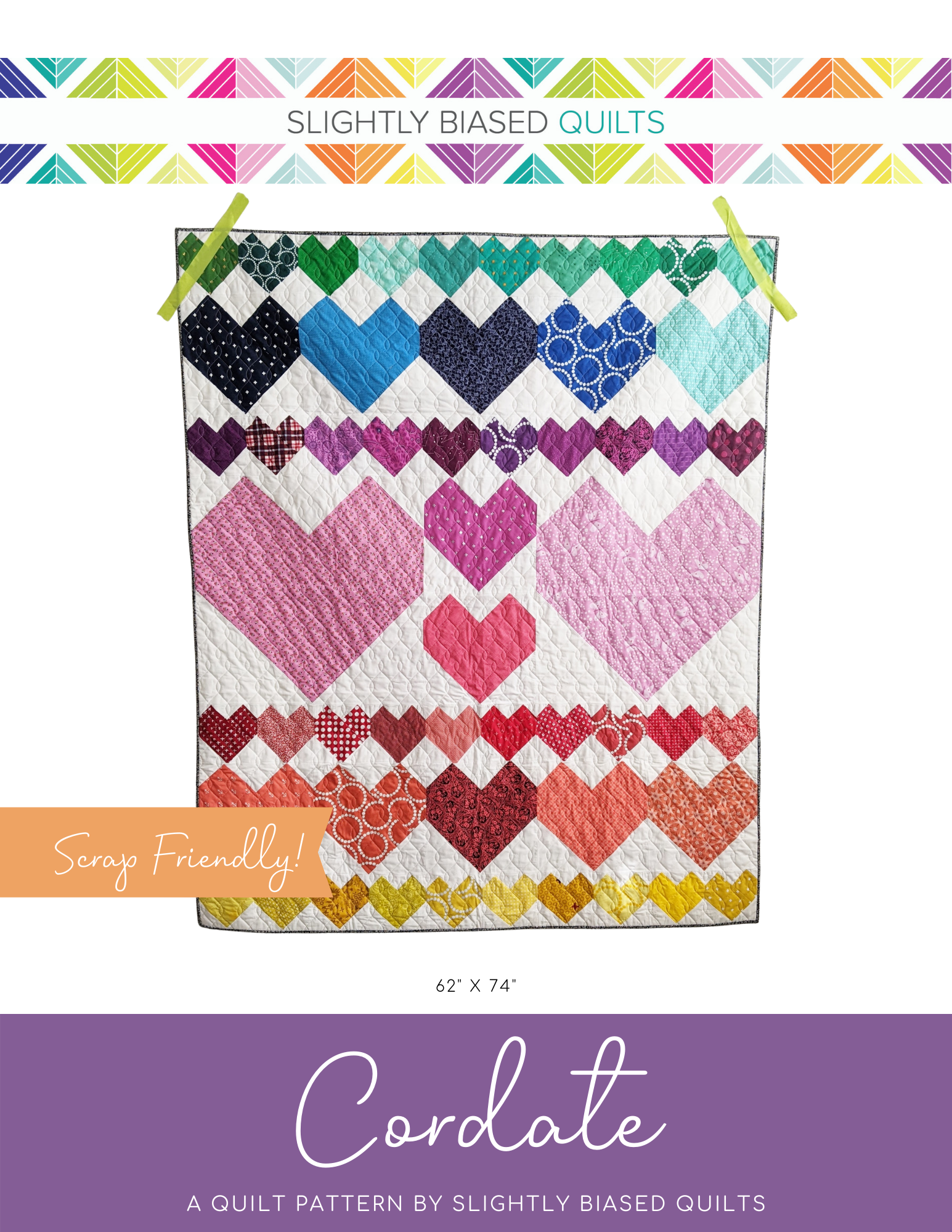 Cordate PDF Quilt Pattern - Automatic Download