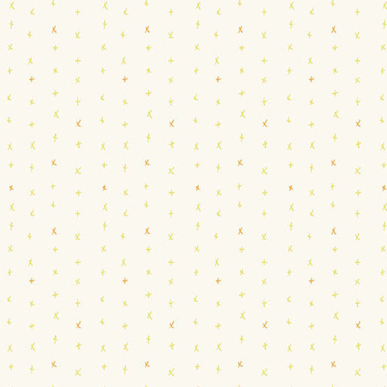 Andover Shadow and Light, X's in Citrus, 3.5 Yards