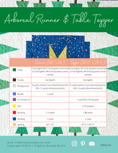 Load image into Gallery viewer, Arboreal Runner &amp; Table Topper PDF Quilt Pattern - Automatic Download

